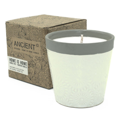 Home is Home Candle Pots - Forever Vanilla - Vivid Aromas UK