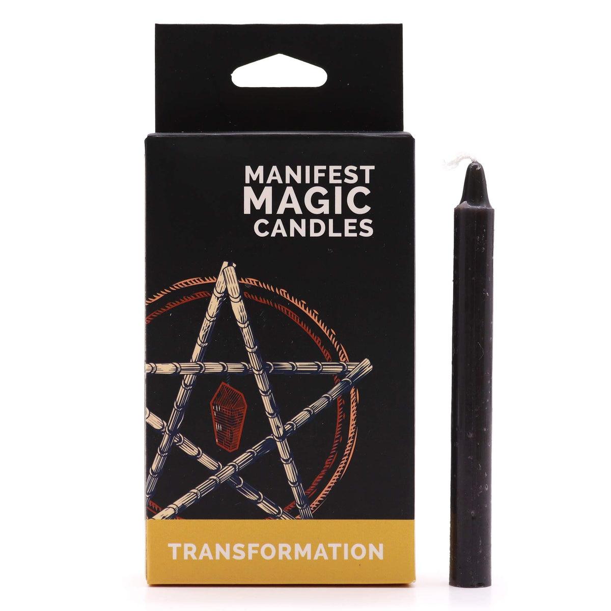 Manifest Magic Candles (pack of 12) - Black - Vivid Aromas UK