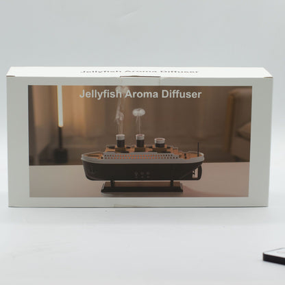 Ship Model Puff Effect Aroma Diffuser with Colour-Changing LED - Vivid Aromas UK