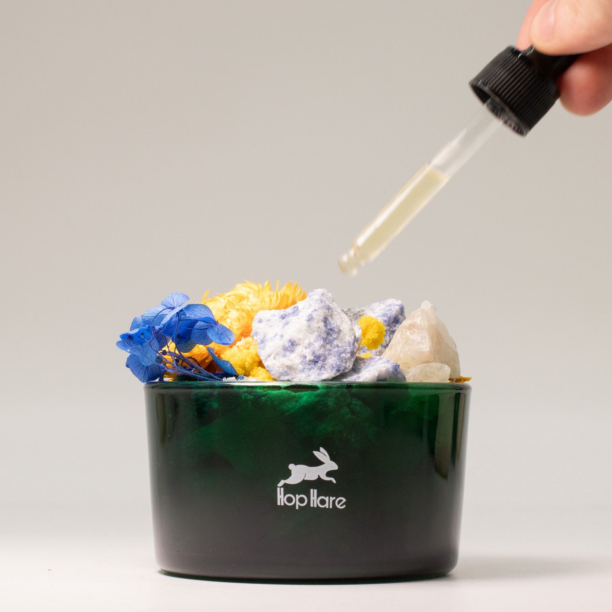 Hop Hare Diffusing Crystals & Floral Set - The Sun - Vivid Aromas UK