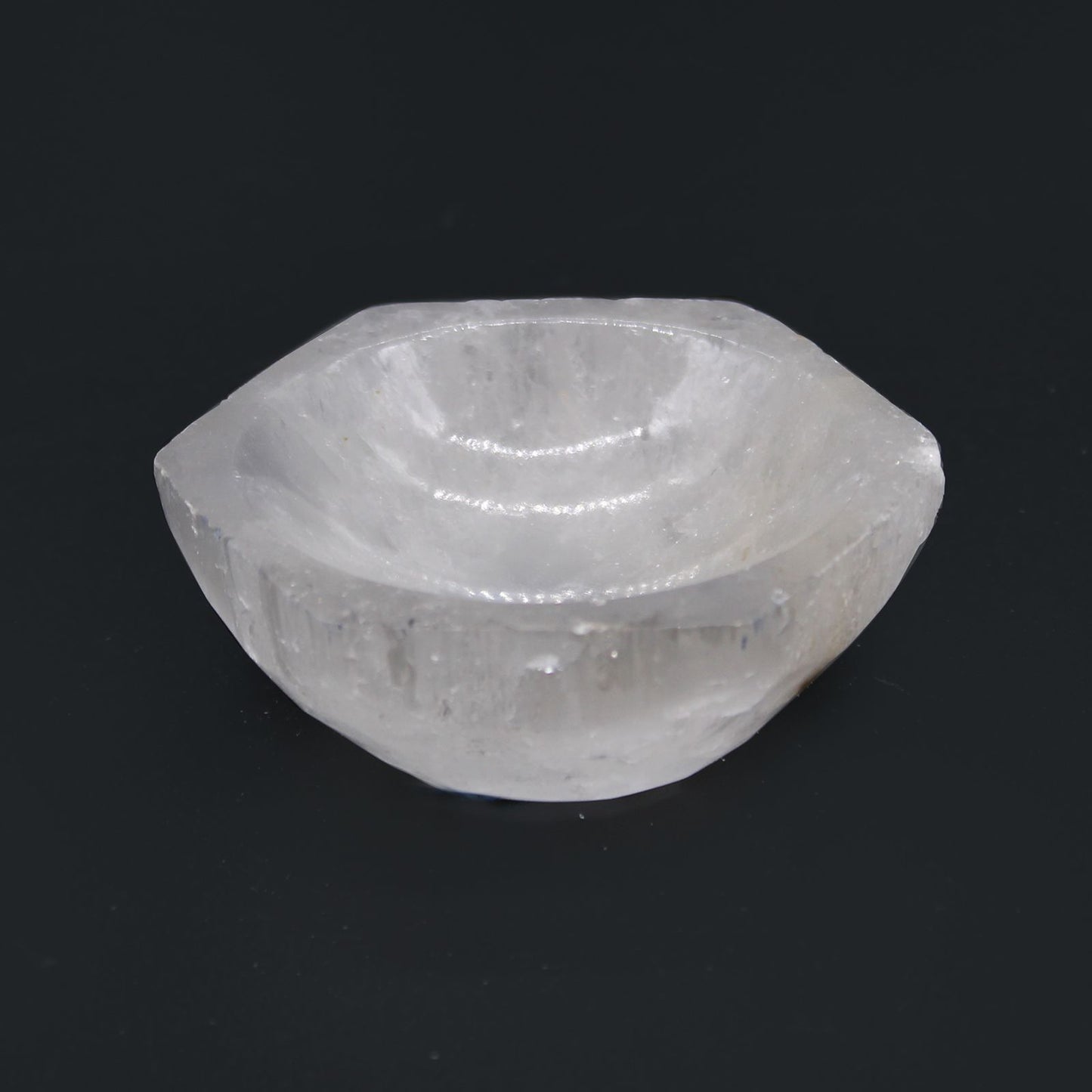 Selenite Hex Bowl - 6cm - Vivid Aromas UK