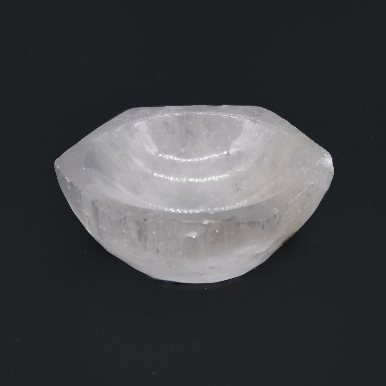 Selenite Hex Bowl - 6cm - Vivid Aromas UK