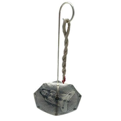 Rope Incense and Silver Plated Holder Set - Tantra Yoga - Vivid Aromas UK