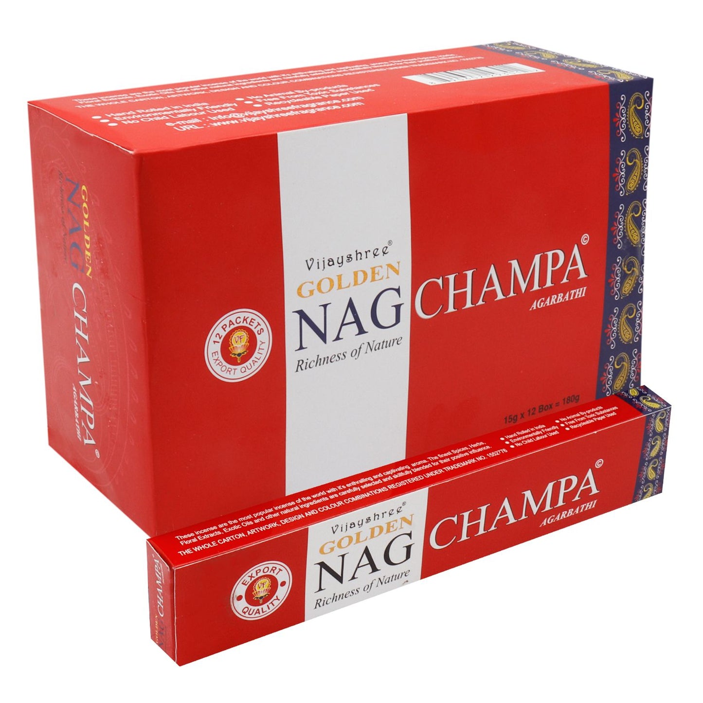 15g Golden Nag - Champa Incense - Vivid Aromas UK