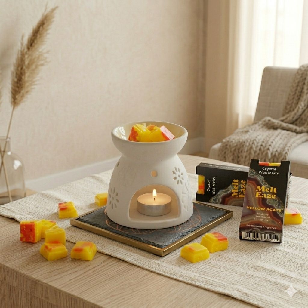 MeltEaze Wax Melts 50g - Golden Glow - Fresh Citrus - Vivid Aromas UK