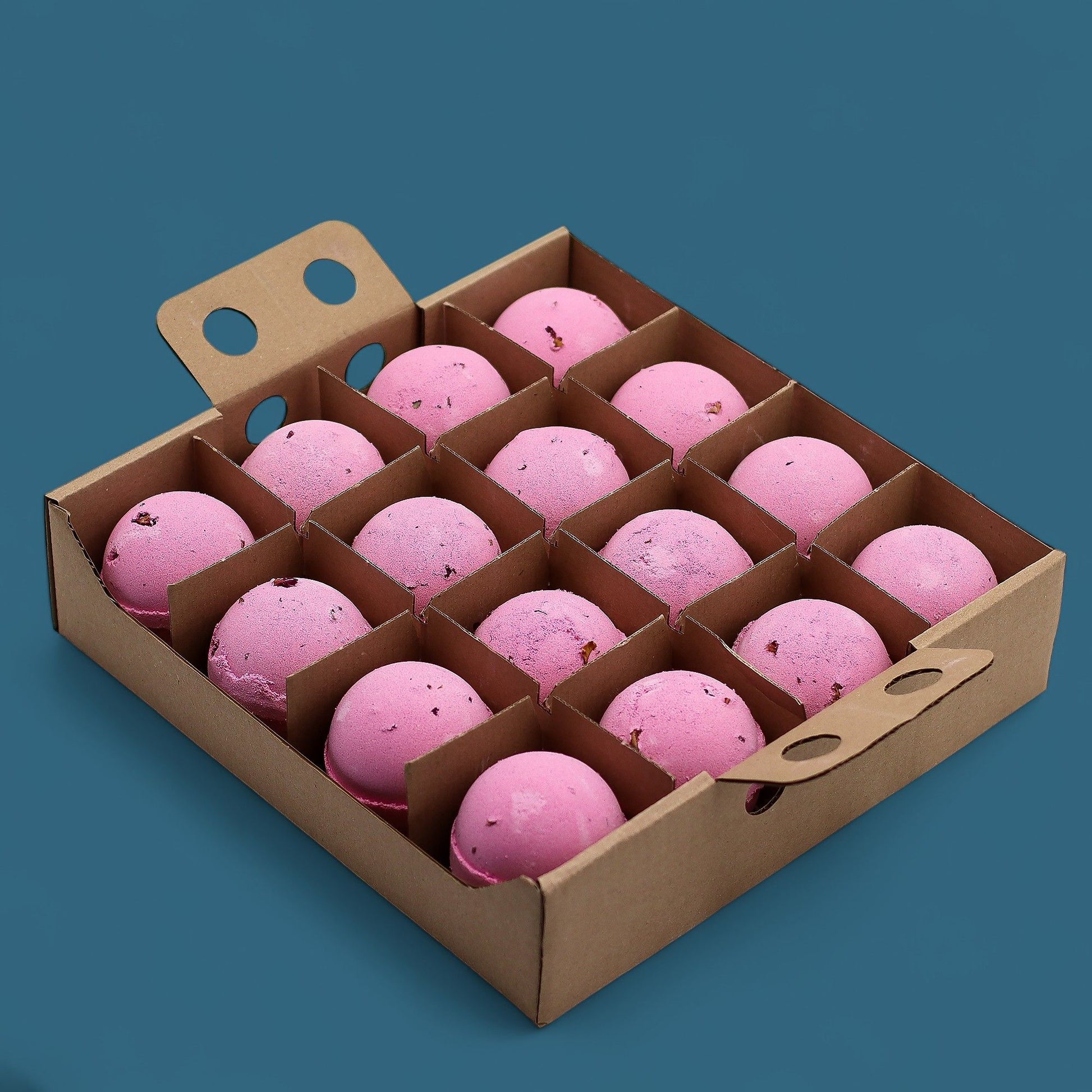 Set of 3 Rose & Petals Bath Bombs - Vivid Aromas UK