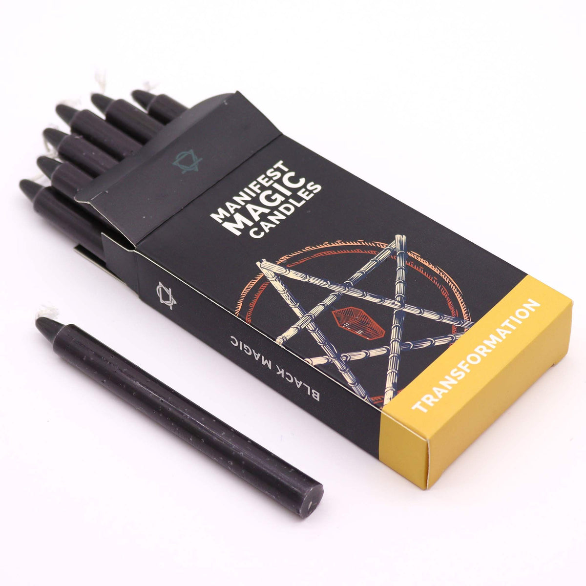 Manifest Magic Candles (pack of 12) - Black - Vivid Aromas UK