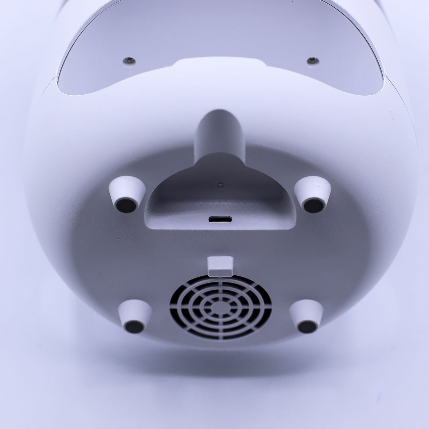 Salt Stone Flame Effect Aroma Diffuser - White USB - Colour Change and Timer - Vivid Aromas UK
