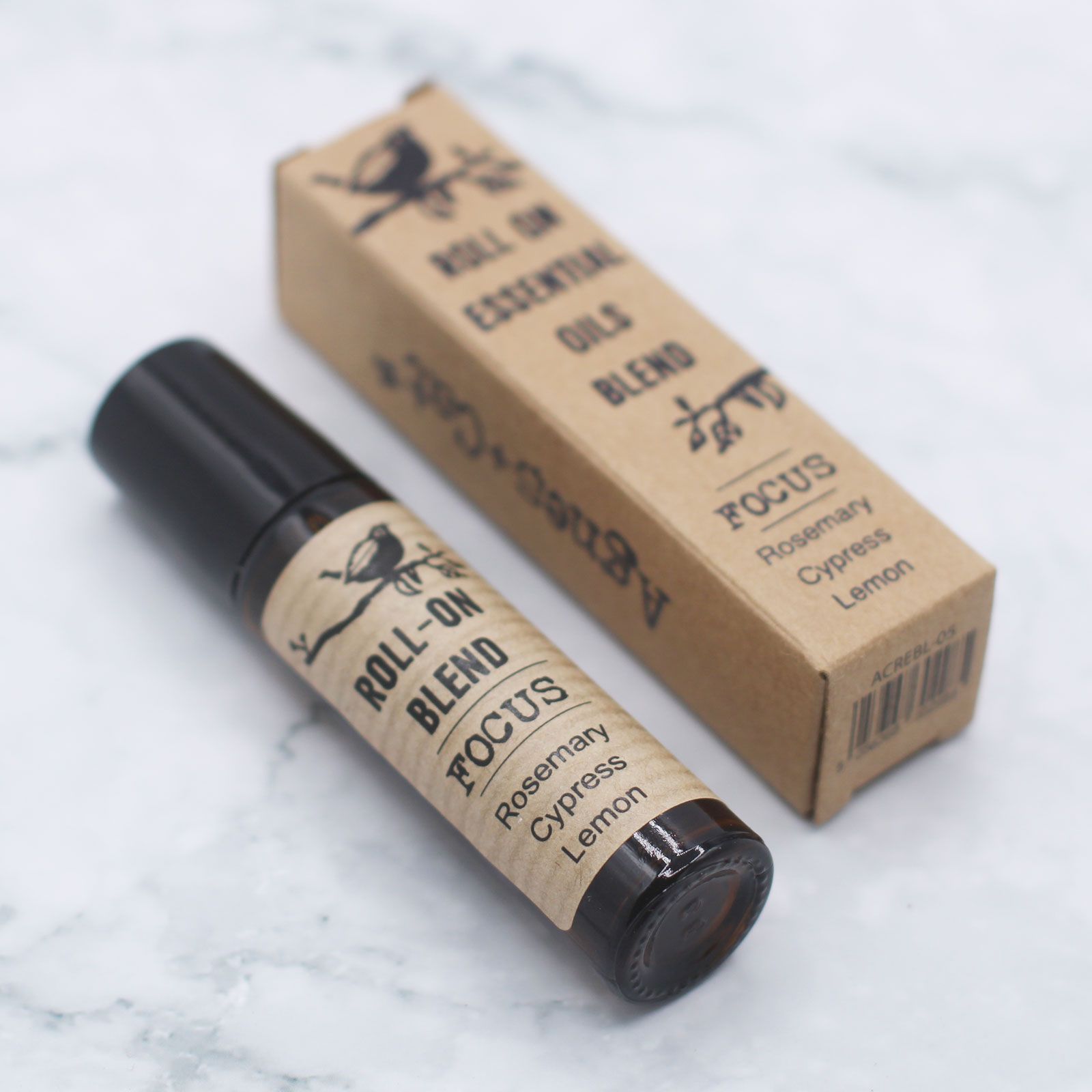 Agnes + Cat Roll On Essential Oil Blend - FOCUS - Vivid Aromas UK