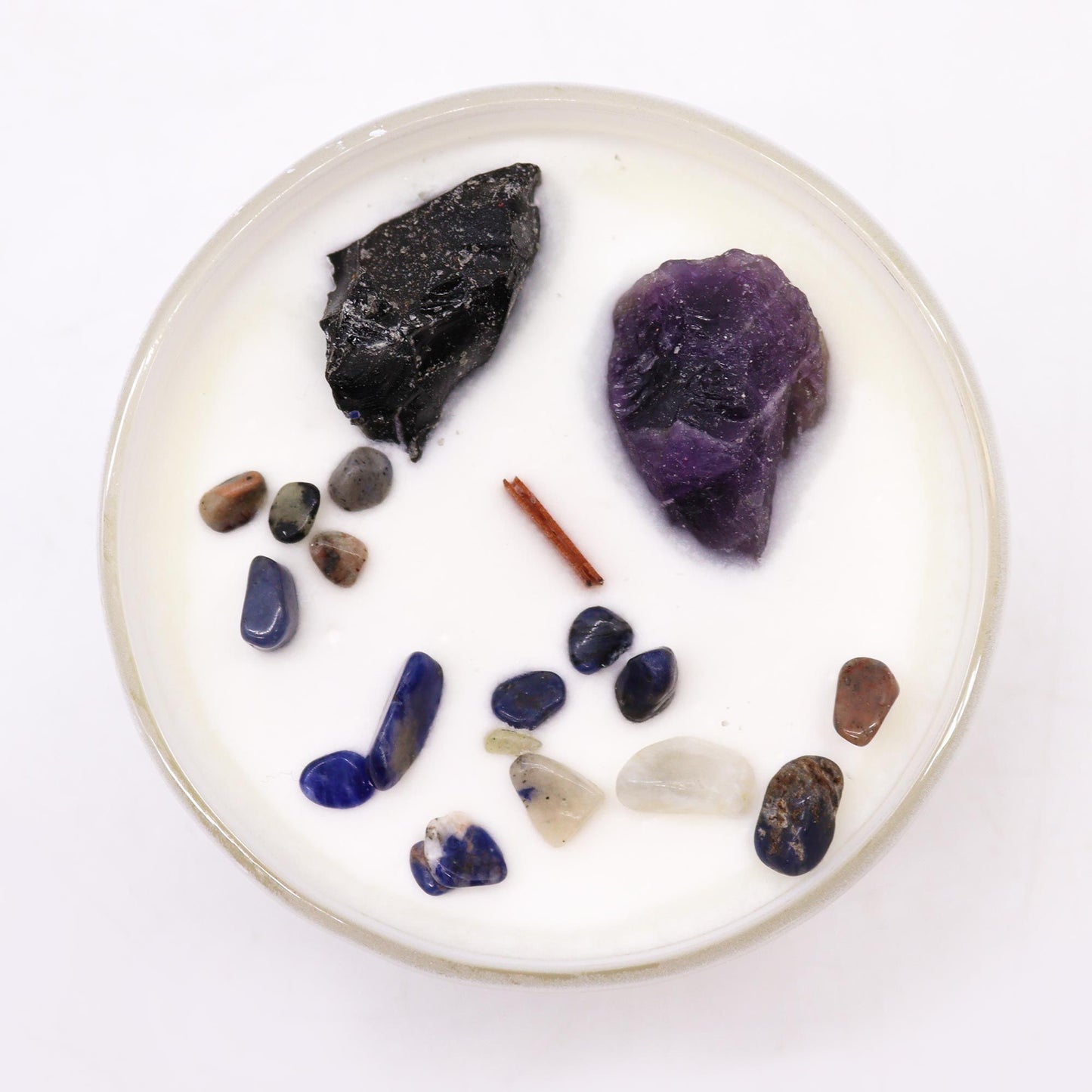 Chakra Crystal Candles - Solar Plexus Chakra - Vivid Aromas UK