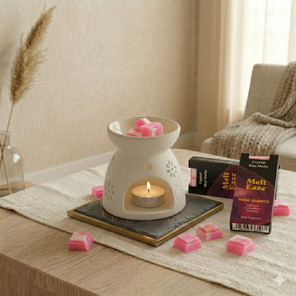 MeltEaze Wax Melts 50g - Rose Quartz Love - Rose - Vivid Aromas UK