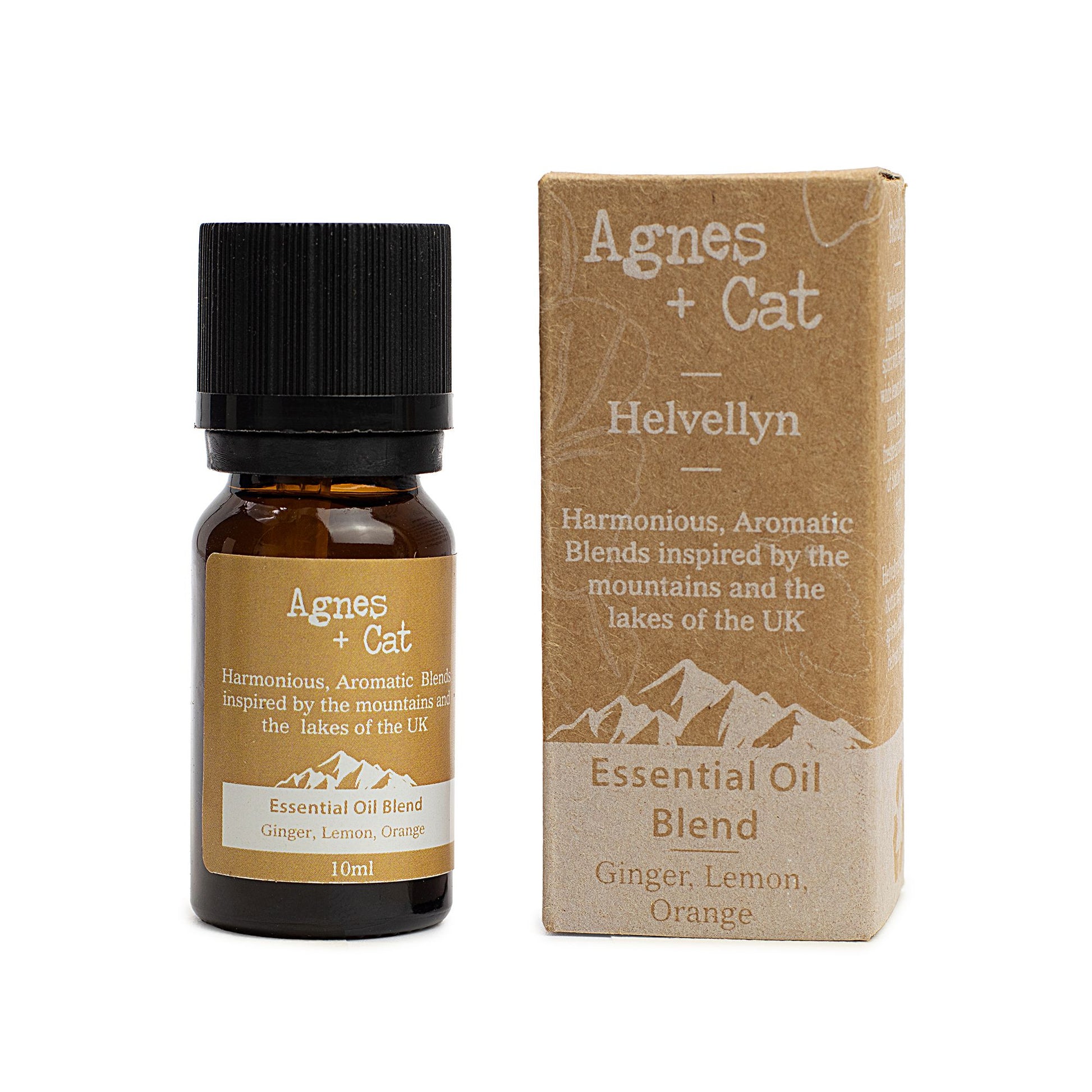 Agnes + Cat Essential Oil Blend - Helvellyn - Ginger, Lemon & Orange - Vivid Aromas UK