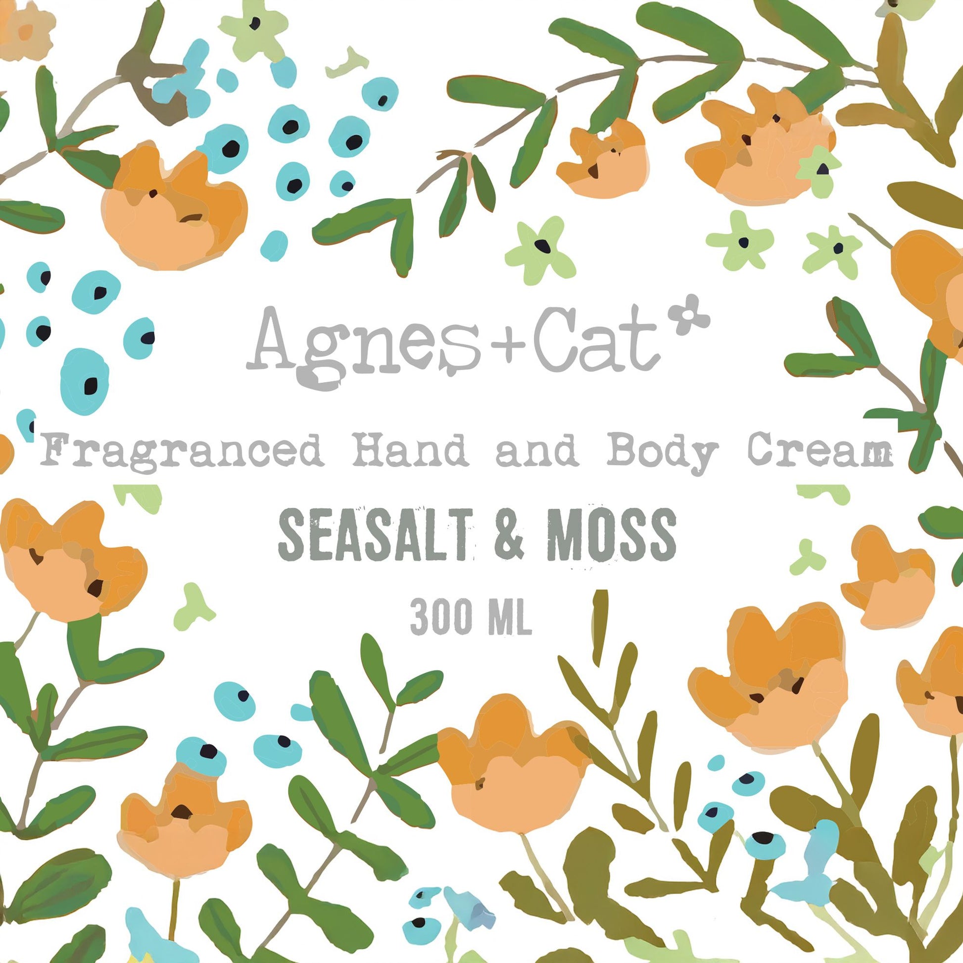 Agnes + Cat Hand & Body Cream - Sea Salt & Moss - Vivid Aromas UK