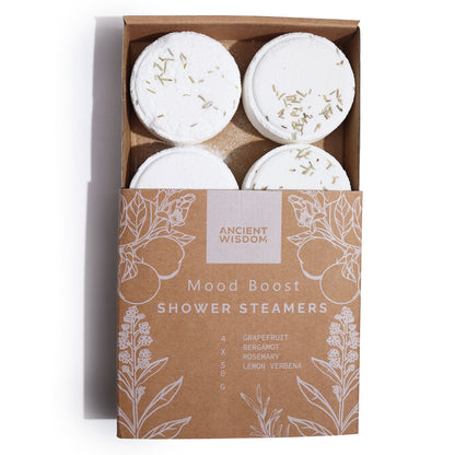 Zen Shower Steamers - Therapy Wellness Gift Set - Mood Boost - Vivid Aromas UK