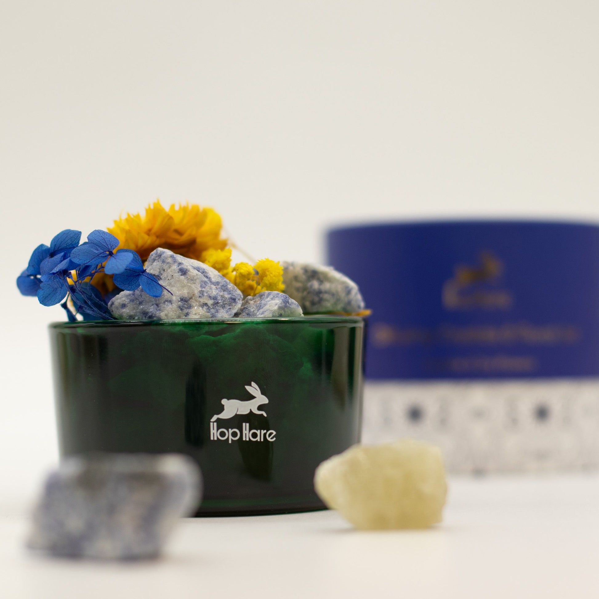 Hop Hare Diffusing Crystals & Floral Set - The Sun - Vivid Aromas UK