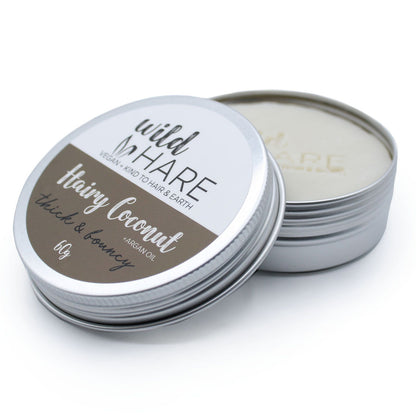 Wild Hare Solid Shampoo 60g - Hairy Coconut - Vivid Aromas UK