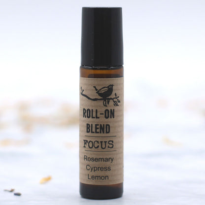 Agnes + Cat Roll On Essential Oil Blend - FOCUS - Vivid Aromas UK