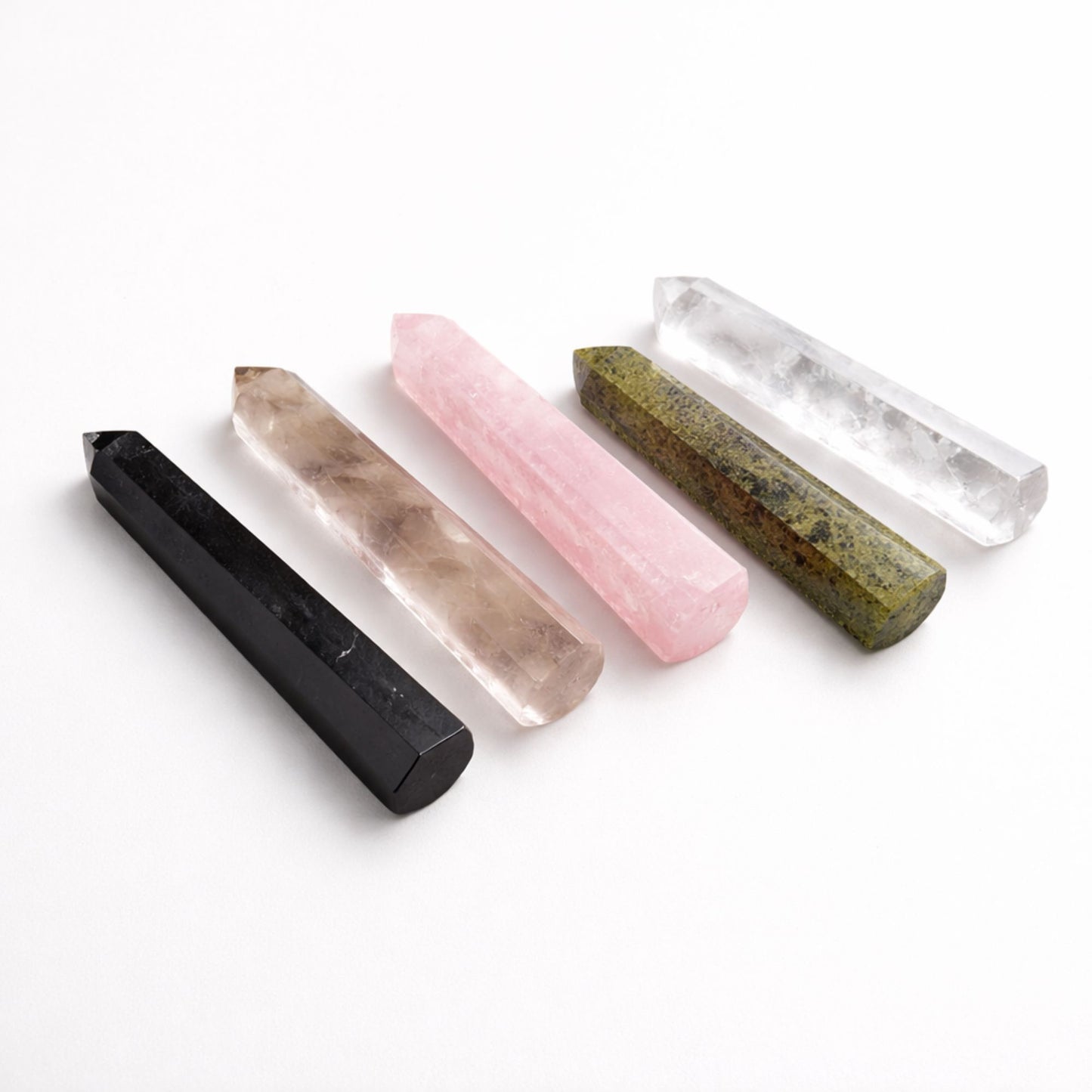 Gemstone Six Face Obelisk Point approx 11cm - Clear Quartz - Vivid Aromas UK