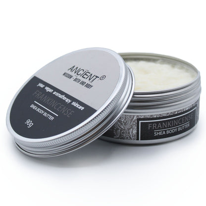 Aromatherapy Shea Body Butter 90g - Frankincense - Vivid Aromas UK