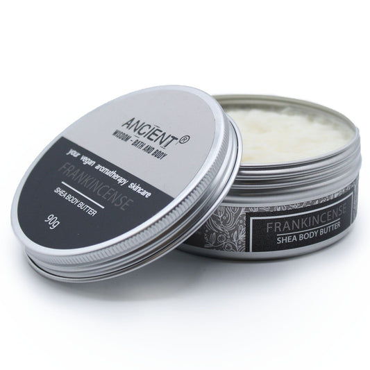 Aromatherapy Shea Body Butter 90g - Frankincense - Vivid Aromas UK