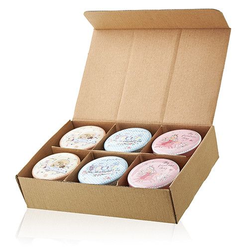 Art Tin Candle - Assorted Design - Friendly Messages - Parma Violet - Vivid Aromas UK