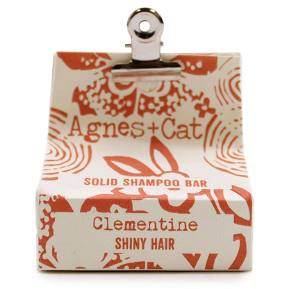 Agnes + Cat Clementine Solid Shampoo - Vivid Aromas UK