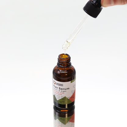 Organic Hair Serum 30ml - Peppermint - Vivid Aromas UK
