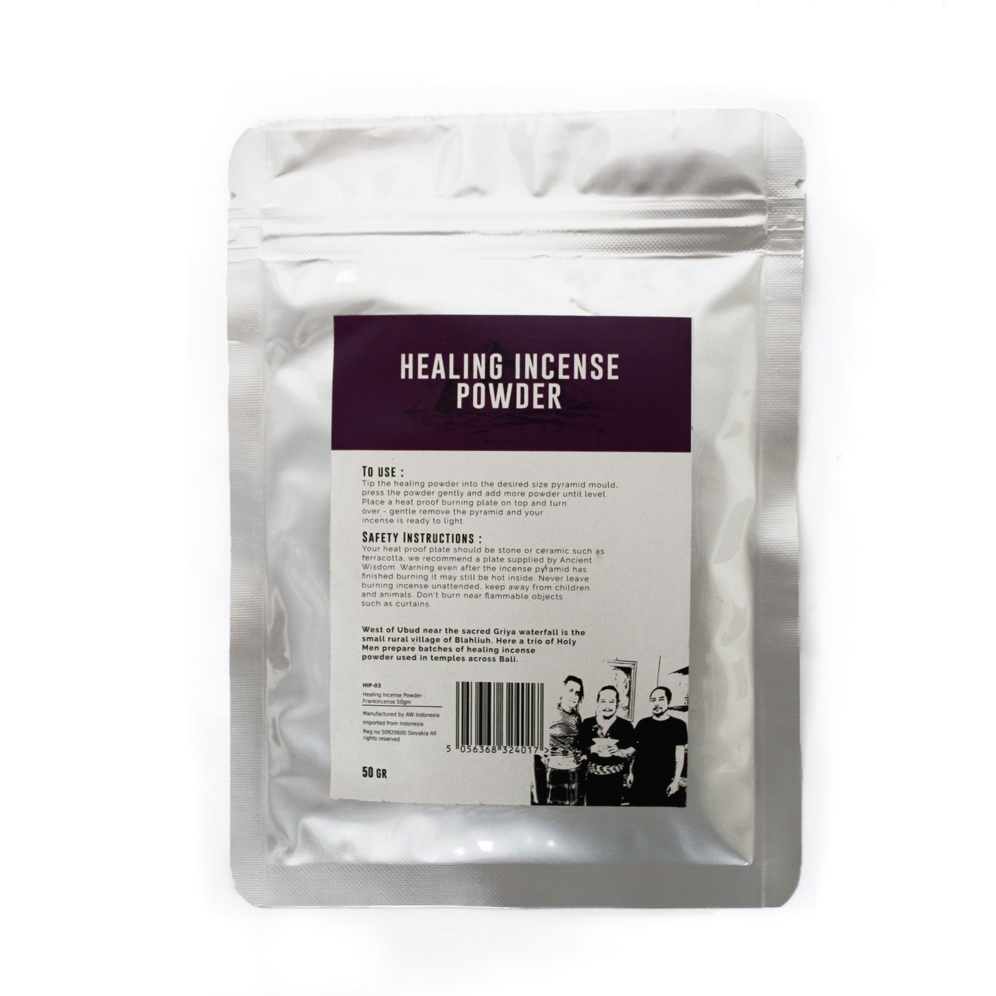Healing Incense Powder - Frankincense 50gm - Vivid Aromas UK