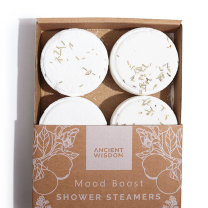 Zen Shower Steamers - Therapy Wellness Gift Set - Mood Boost - Vivid Aromas UK