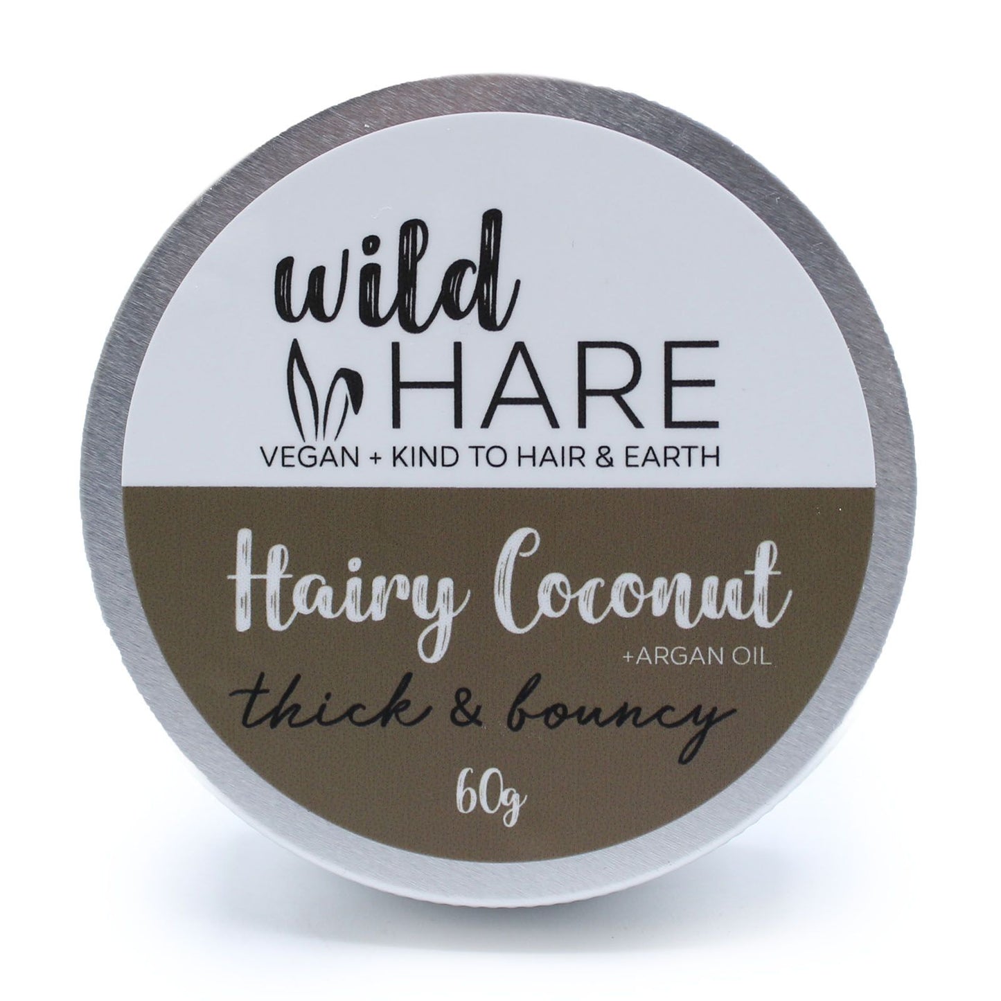 Wild Hare Solid Shampoo 60g - Hairy Coconut - Vivid Aromas UK