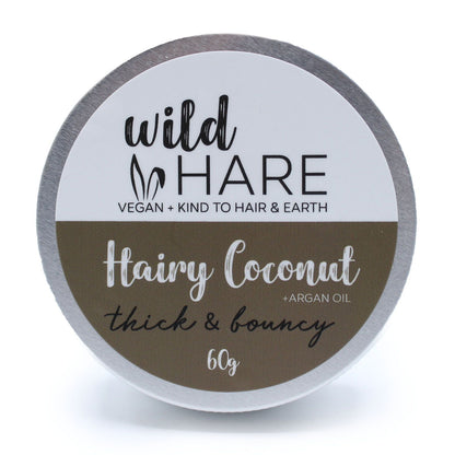 Wild Hare Solid Shampoo 60g - Hairy Coconut - Vivid Aromas UK