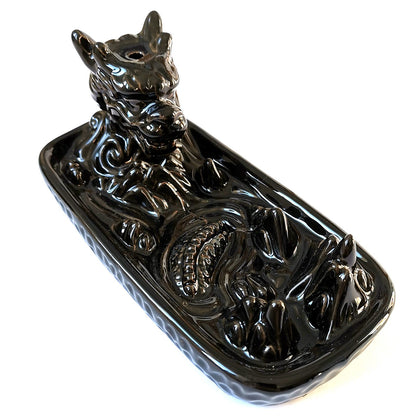 Backflow Incense Burner - Dragon in Mountain - Vivid Aromas UK