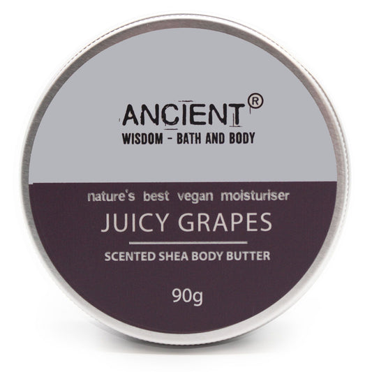 Scented Shea Body Butter 90g - Juicy Grapes - Vivid Aromas UK