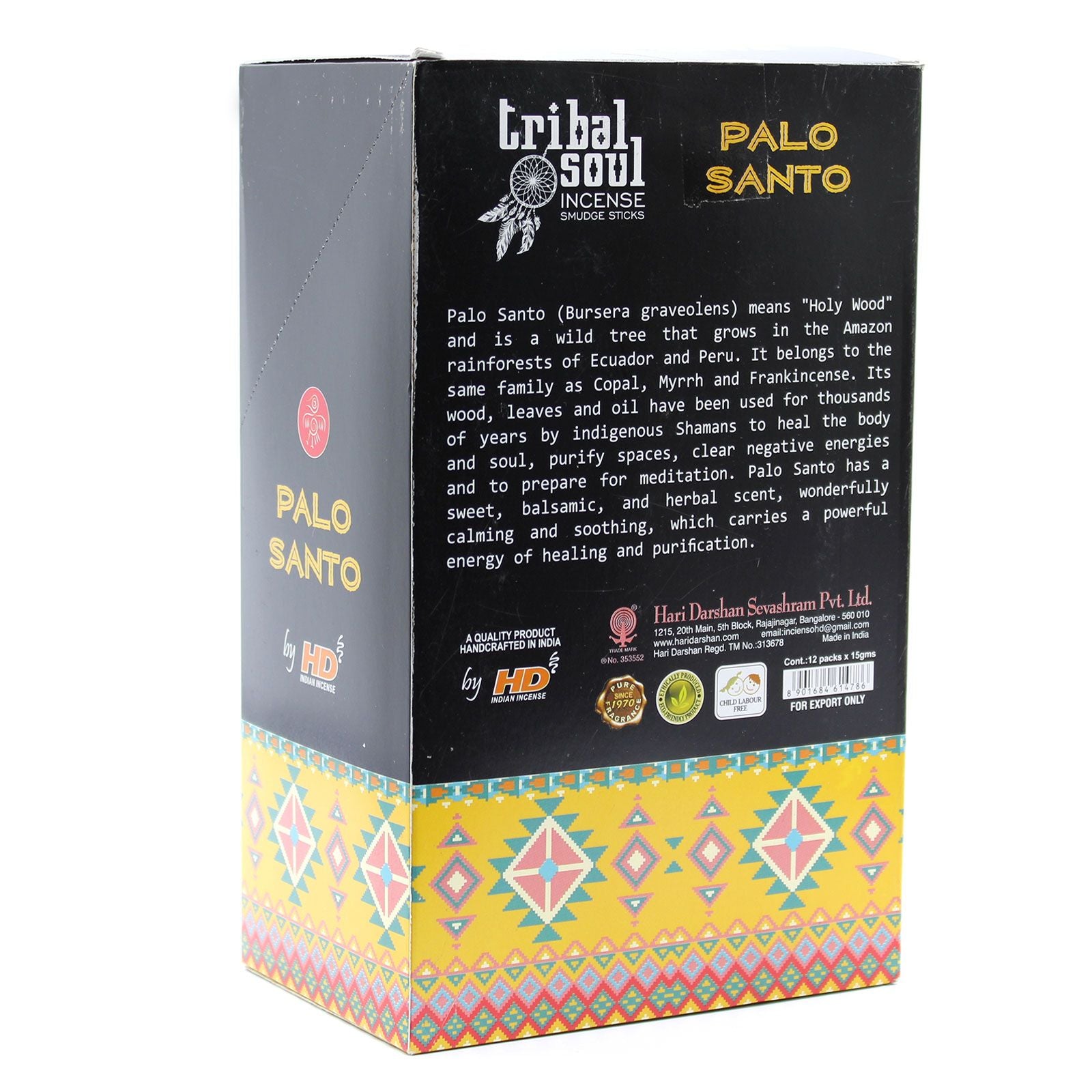 Tribal Soul Incense Sticks - Palo Santo - Vivid Aromas UK