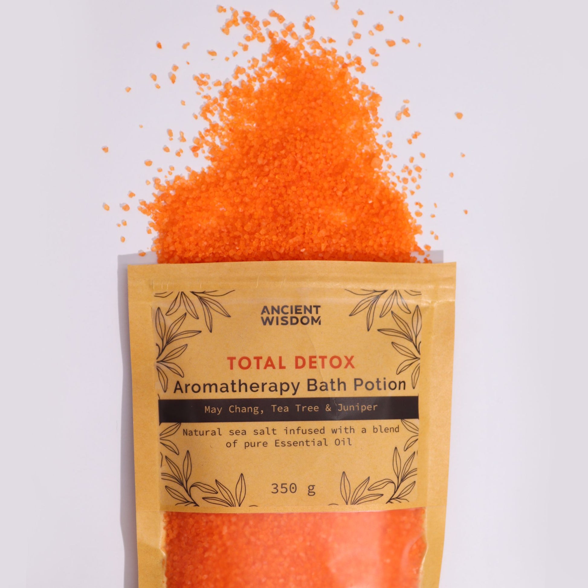 Aromatherapy Bath Potion in Kraft Bag 350g - Total Detox - Vivid Aromas UK