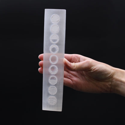 Flat Bar Charging Plate 20cm - Moon Cycles - Vivid Aromas UK