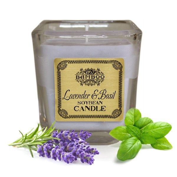 Soybean Jar Candles - Lavender & Basil - Vivid Aromas UK