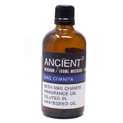 Nag Champa Massage Oil - 100ml - Vivid Aromas UK
