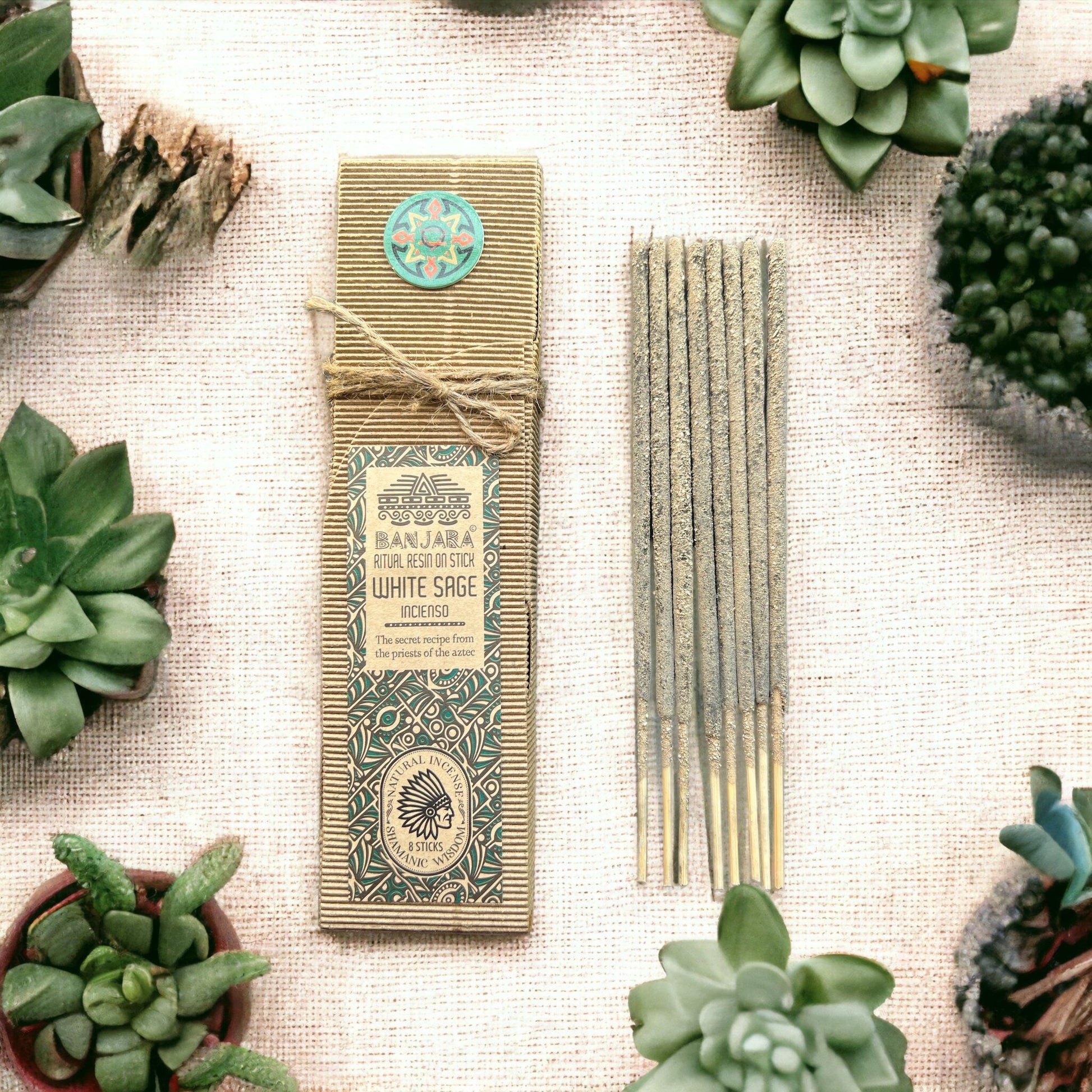 Ritual Resin on Stick - White Sage - Vivid Aromas UK