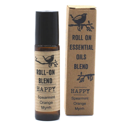 Agnes + Cat Roll On Essential Oil Blend - HAPPY - Vivid Aromas UK