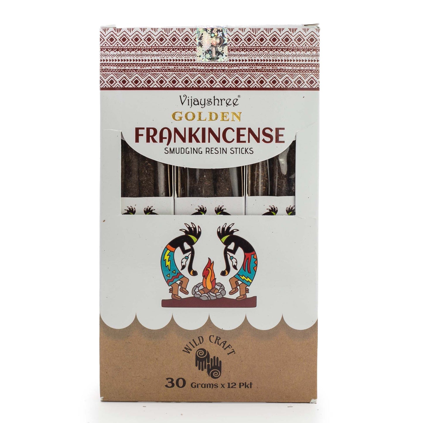 Golden Frankincense Smudging Resin Sticks – 30g - Vivid Aromas UK