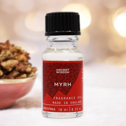 Christmas Myrrh Fragrance Oil 10ml - Vivid Aromas UK