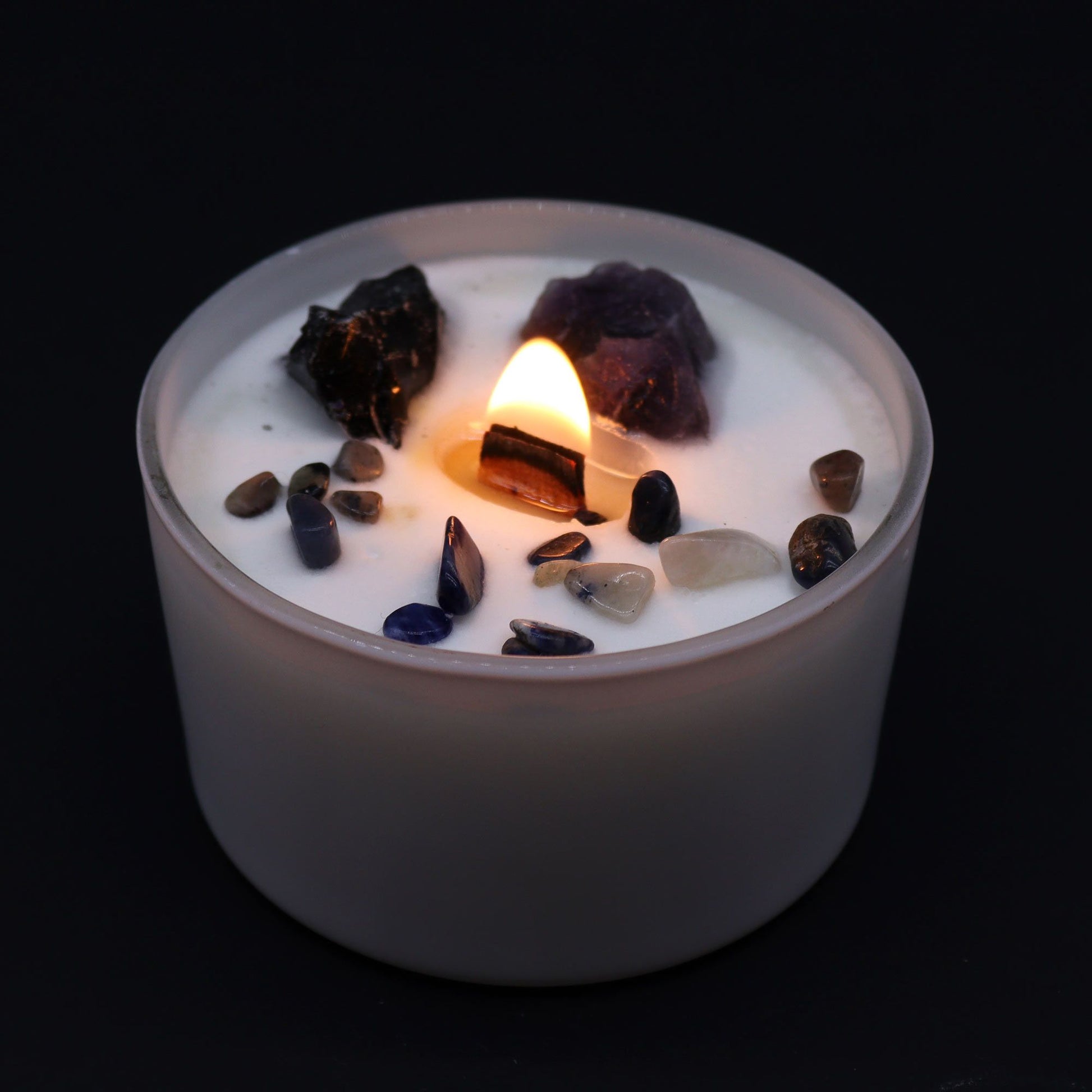 Chakra Crystal Candles - Solar Plexus Chakra - Vivid Aromas UK