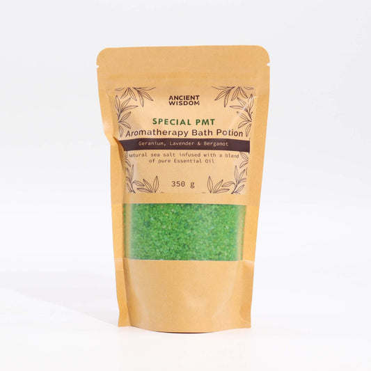 Aromatherapy Bath Potion in Kraft Bag 350g - PMT - Vivid Aromas UK