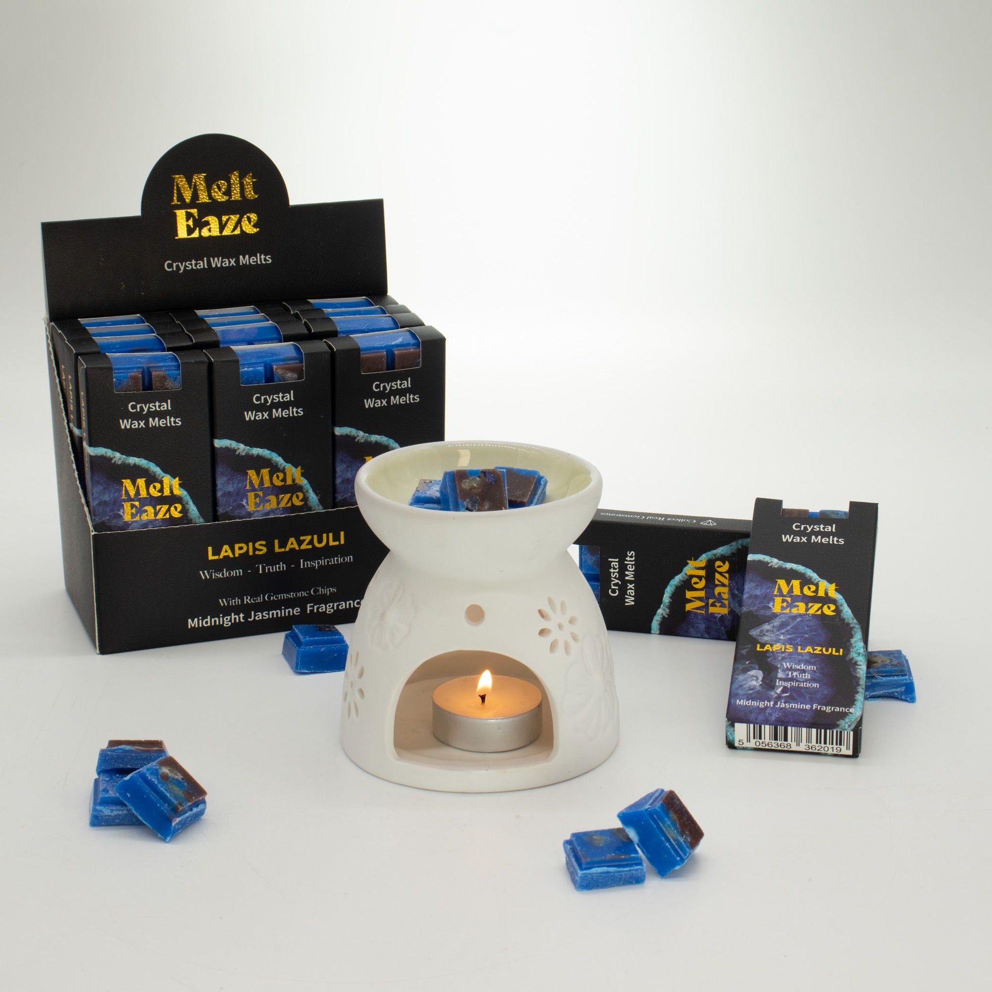MeltEaze Wax Melts 50g - Lapis Night - Midnight Jasmine - Vivid Aromas UK