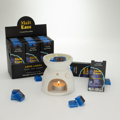 MeltEaze Wax Melts 50g - Lapis Night - Midnight Jasmine - Vivid Aromas UK