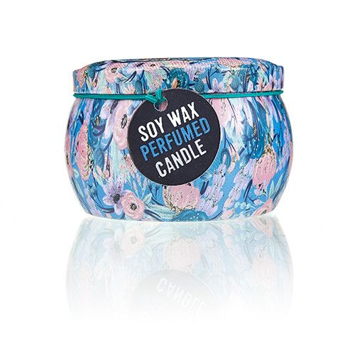 Art Tin Candle - Assorted Design - Russian Dolls - Dolly Blue - Vivid Aromas UK