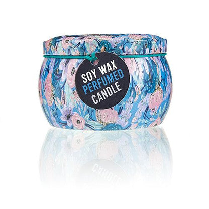 Art Tin Candle - Assorted Design - Russian Dolls - Dolly Blue - Vivid Aromas UK