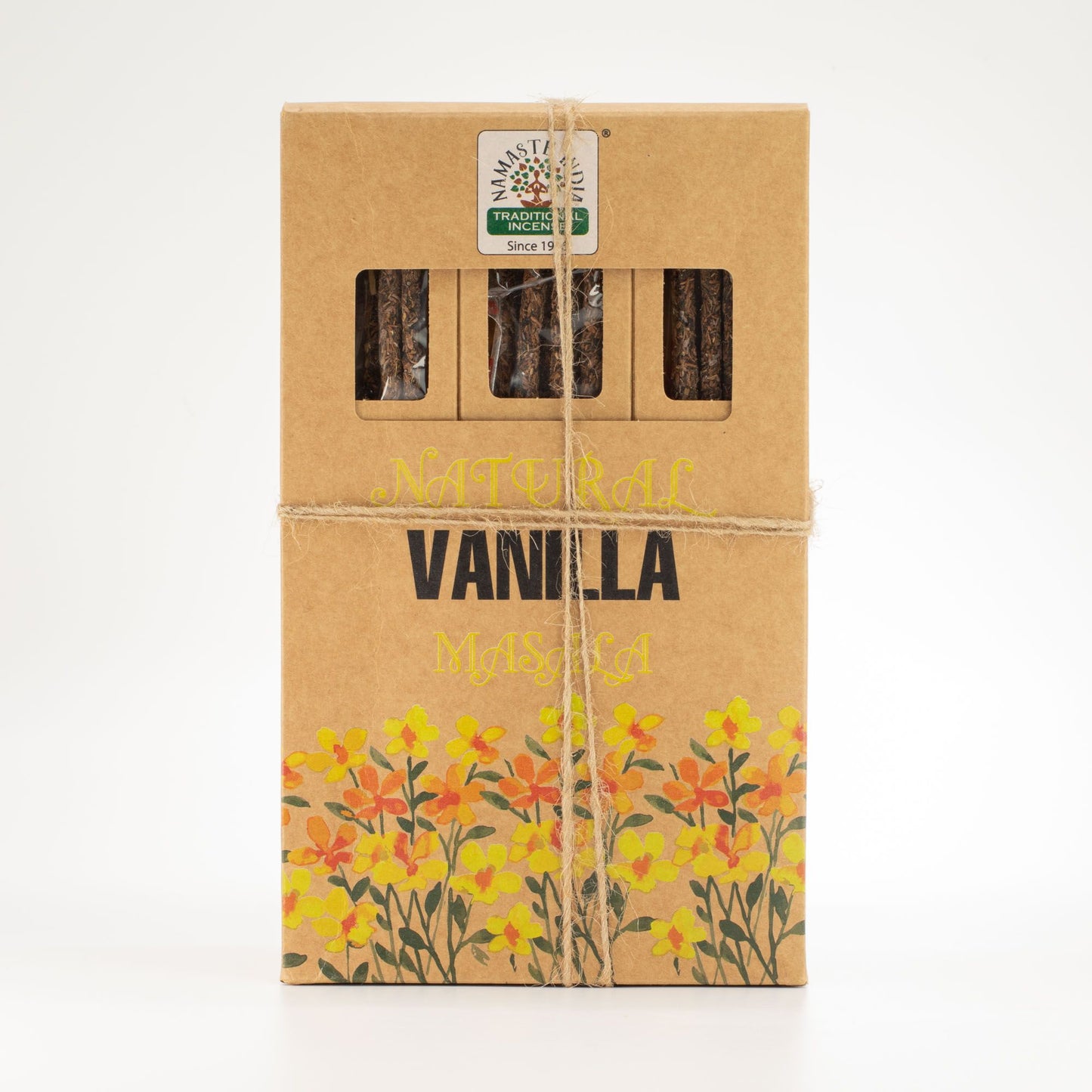 Natural Botanical Masala Incense - Vanilla - Vivid Aromas UK