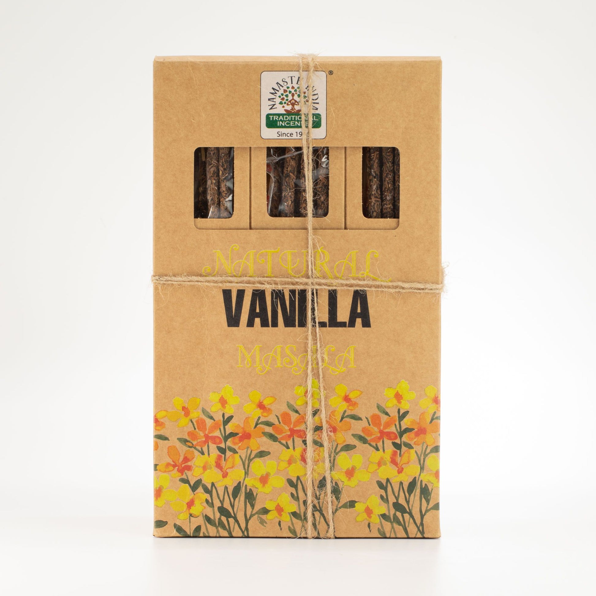 Natural Botanical Masala Incense - Vanilla - Vivid Aromas UK